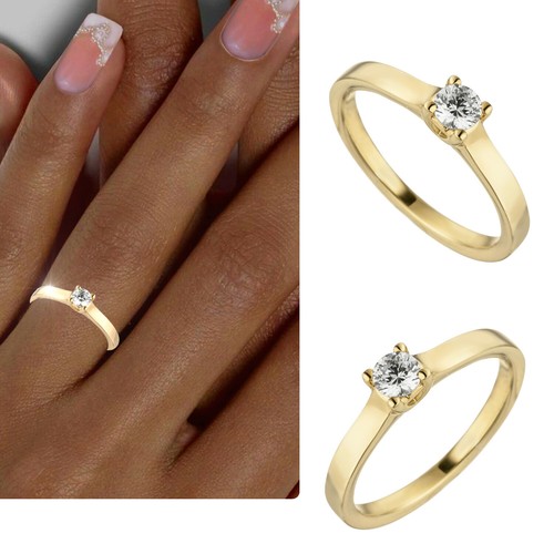 Damen ring diamant - ring, ct
