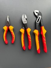 Holex Garant VDE Zange Kraft Seitenschneider Wasserpumpenzange Flachrundzange