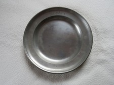 Antiker Teller aus Zinn -