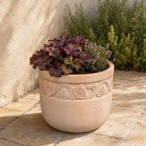 Terracotta pflanzkübel - terracotta,