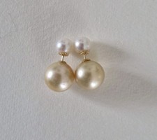 Akoya Perlen Mit Goldenen