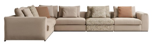 Designer beiges form - l-form, sofa