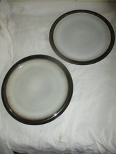 Waku - 2 vintage keramik Speiseteller