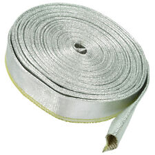 1m Alu Hitzeschutzschlauch 20mm Aluminium Fiberglas Kabelschutz Thermo Schlauch