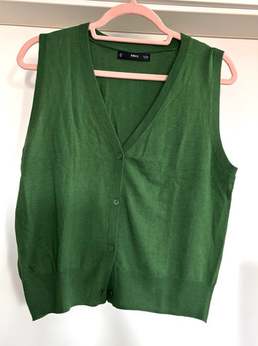 Mng damen strickweste grün - mng,