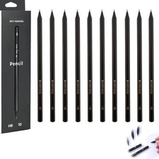 Schwarze Bleistifte 10er Set