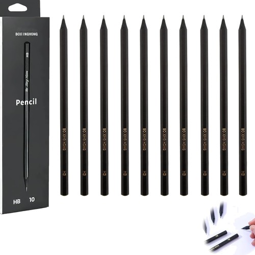 Schwarze bleistifte 10er set - schwarze,