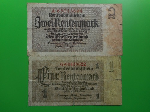 Germany 2 rentenmark 1937 - germany,