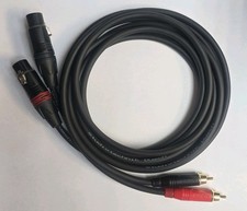Audio-Kabel / Studio  Cable Set für / for EMT 928 938 948 950 XLR to RCA / Cinch