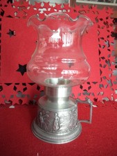 Zinn Kerzenleuchter 18cm hoch