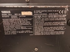 YAMAHA CS 1X SYNTHESIZER Blau