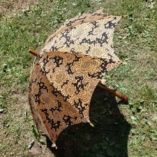 Jugendstil Sonnenschirm Seide