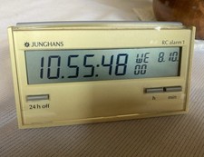JUNGHANS RC ALARM 1 TISCHUHR UHR ViNTAGE