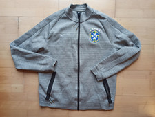 Nike Brasilien N98 Tech Fleece Jacke Track Jacket World Cup Brasil grau Sz. L