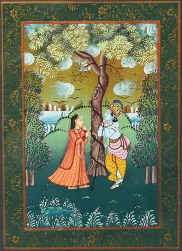 Feine indische malerei tempera - feine,