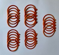 25x Einkochring Einmachring Weck ? rot 94mm x 108mm für 100mm Rundgläser