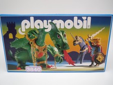 Playmobil 3840  "Grüner Drache mit Prinz"  NEU&OVP - von 1995 - RAR/selten ! (1)