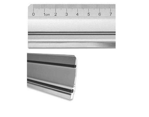 Schneidelineal aluminium 30cm - schneidelineal,