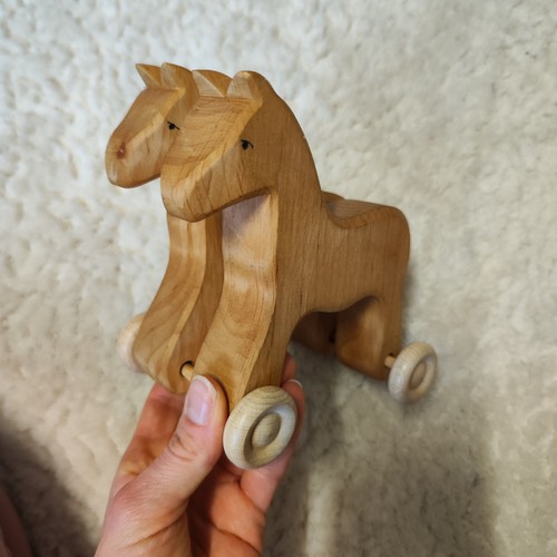 Grimm holzpferde auf rollen - grimm's,