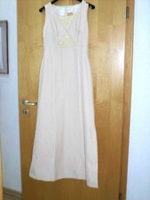 Abendkleid Ballkleid Hochzeitskleid lang 34/36/XS/S(38 NEU champagner Pailletten