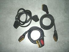 Dreimal (3) Scart-Kabel 140cm 