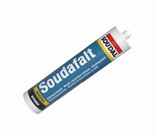 Soudal Bitumen Dachdicht 310ml Bitumendicht Soudafalt Dachdichtstoff schwarz 