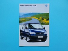 Prospekt / Katalog / Broschüre - VW Bus T4 - California Coach - 06/96