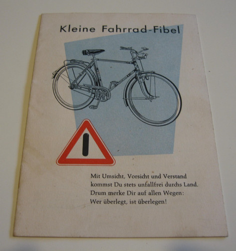 Kleine fahrrad fibel - kleine, fahrrad-fibel