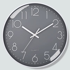 20cm Funkuhr Lautlos Wanduhr