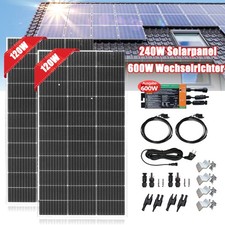 240W Solarpanel Mono Glas mit