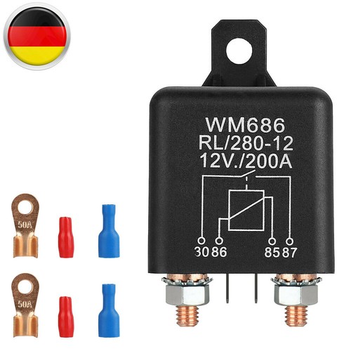 Batterie trennrelais 12v 200a - trennrelais, 12v/200a