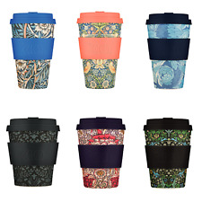 farbige Kaffeebecher To-Go - nachhaltiger PLA-Becher - William Morris Design