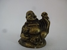 Sammelfigur / Budda / Goldfarbiger Budda - ca 40 mm groß