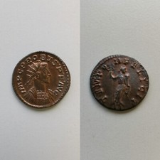 Bronze  Probus (276-282) Antoninian Rv / TEMPOR FELICIT  4g RIC V-2 Lyons 107