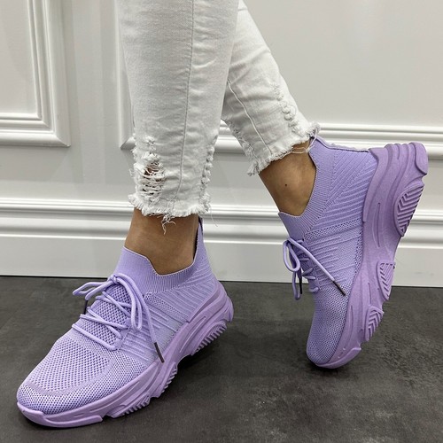 Damen schuhe sneaker - sneaker, lila