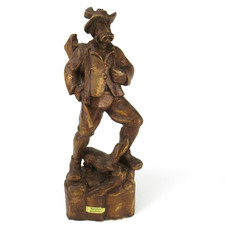 Alte Holz Figur handgeschnitzt