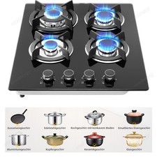 60cm Gaskochfeld 4 Flammen