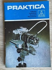 Kleiner ZUBEHÖR-KATALOG-PROSPEKT für Praktica Kamera von Pentacon