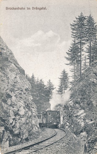 Brockenbahn im drängetal - brockenbahn,