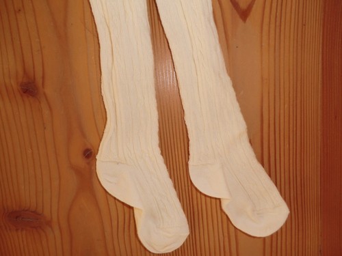 Strumpfhose 90cm woll weiß - mp,