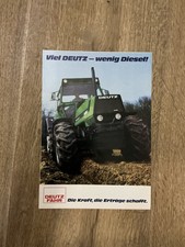 Orig. DEUTZ FAHR „Viel Deutz-wenig Diesel“ Traktor Prospekt Brochure SchlepperG2