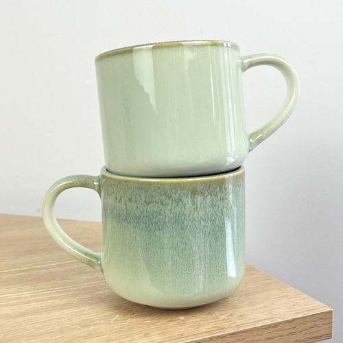 Becher 2er set steingut - becher,