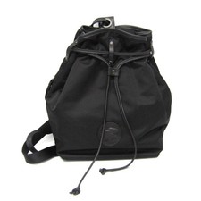 Hunting World Handtasche Damen Nylon, Leder Rucksack schwarz