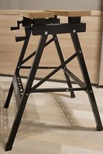 STIER Werkbank, Spannbacken, mobiler Arbeitstisch/Spanntisch, stabil + klappbar