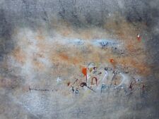 Abstrakte Komposition Mischtechnik Informel signiert Timmermann 1978 (305)