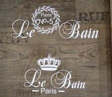 2 Shabby Wasserf.Aufkleber