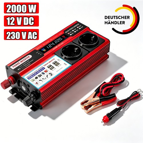 2000w wechselrichter 12v - dc,