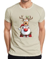 Weihnachtsmann Rentier Cartoon