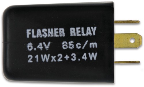 Blinkrelais 21watt 3polig - 6v,