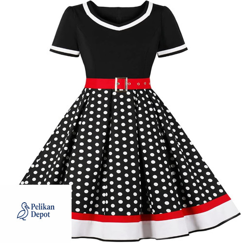 Rockabilly kleid damen 50er - kleid,